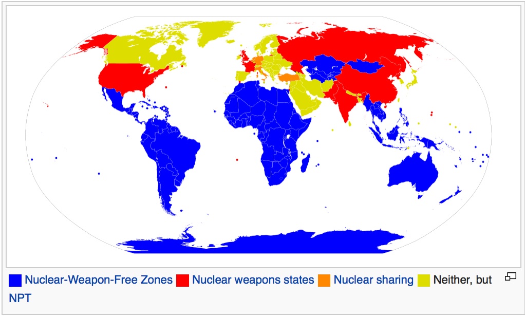 nuclear map